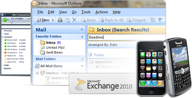 forward emails exchange 2010